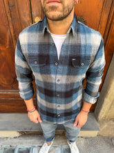 Carica l'immagine nel visualizzatore di Gallery, Camicia Boscaiolo di Petrol blu