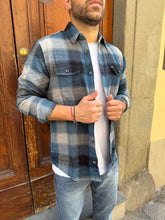 Carica l'immagine nel visualizzatore di Gallery, Camicia Boscaiolo di Petrol blu