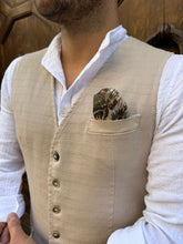 Carica l'immagine nel visualizzatore di Gallery, Gilet completo Paul di 3.9 beige