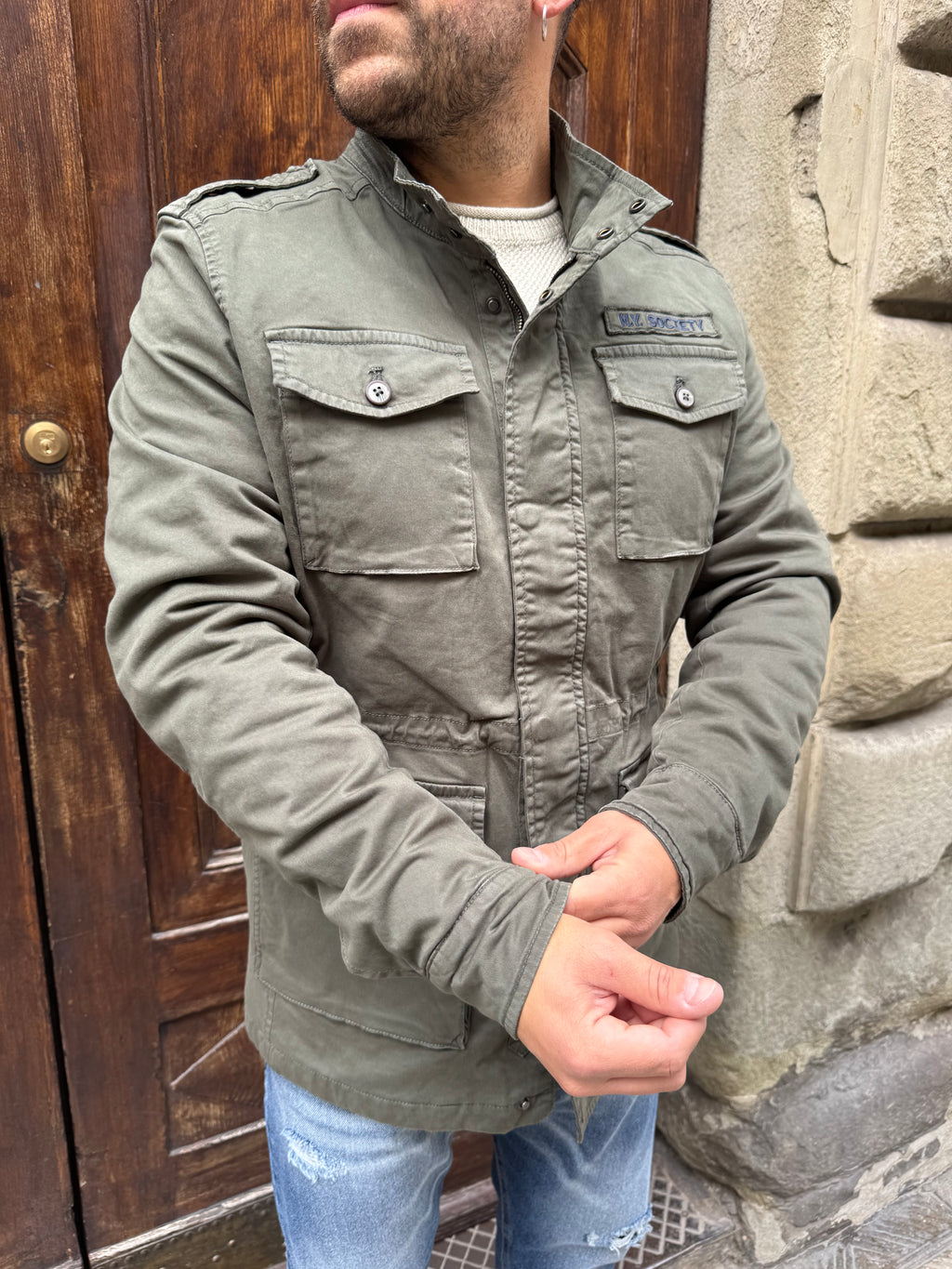 Giacchetta Sahariana di Trèz verde