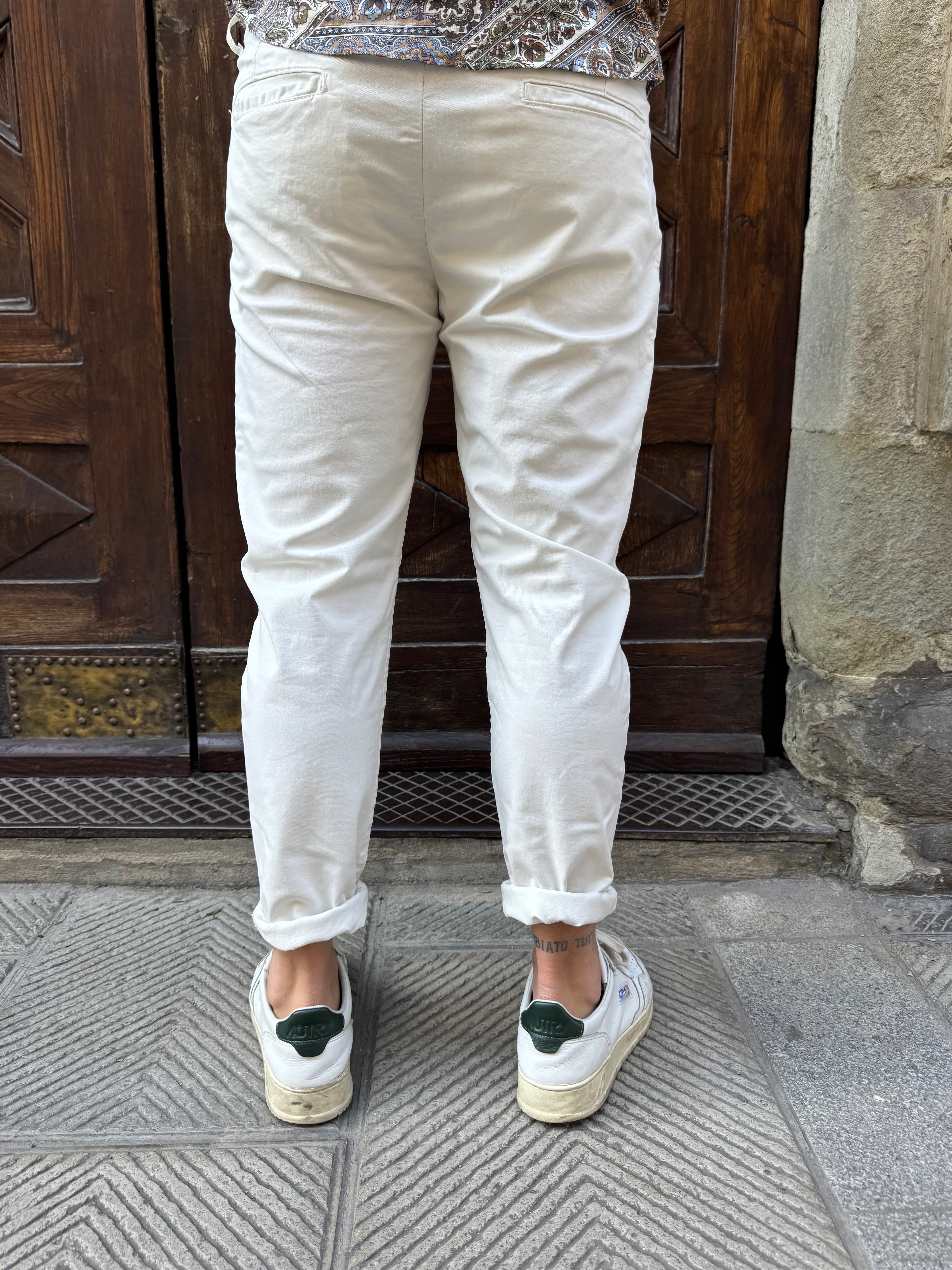 Pantalone Mike di 3.9 panna