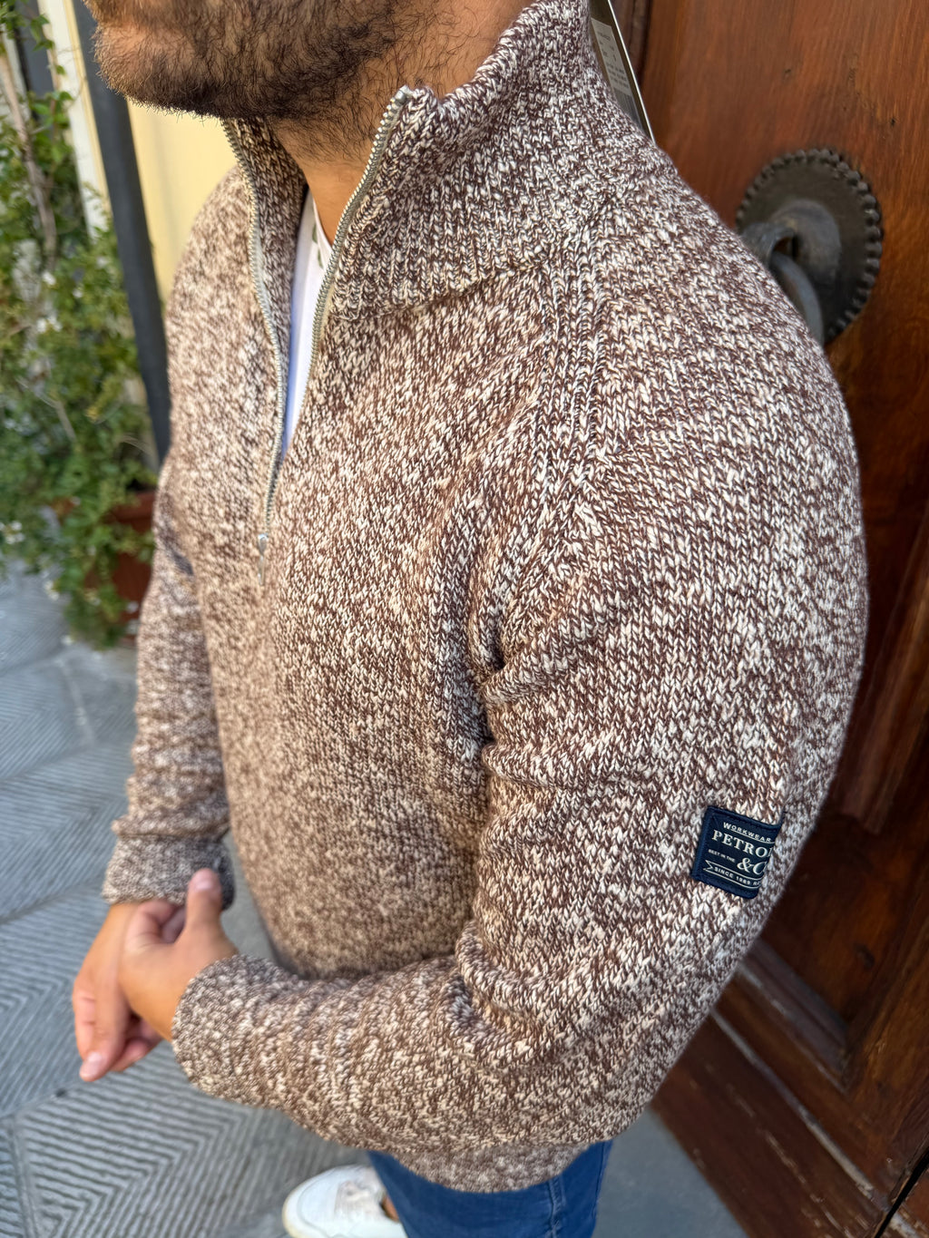 Maglioncino Joe Camionneur di Petrol Ind. coccio