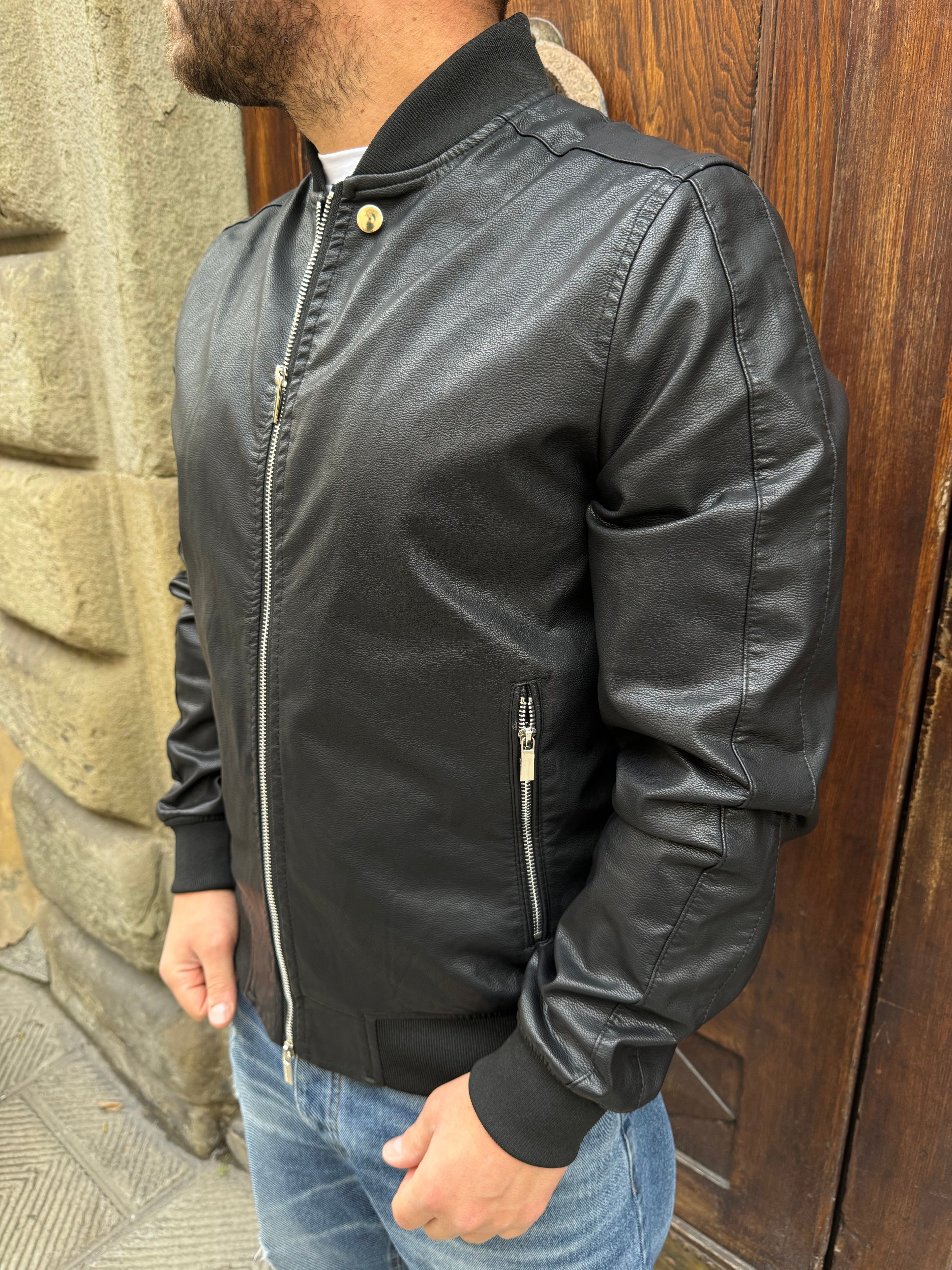 Bomber ecopelle di Hamaki-Ho