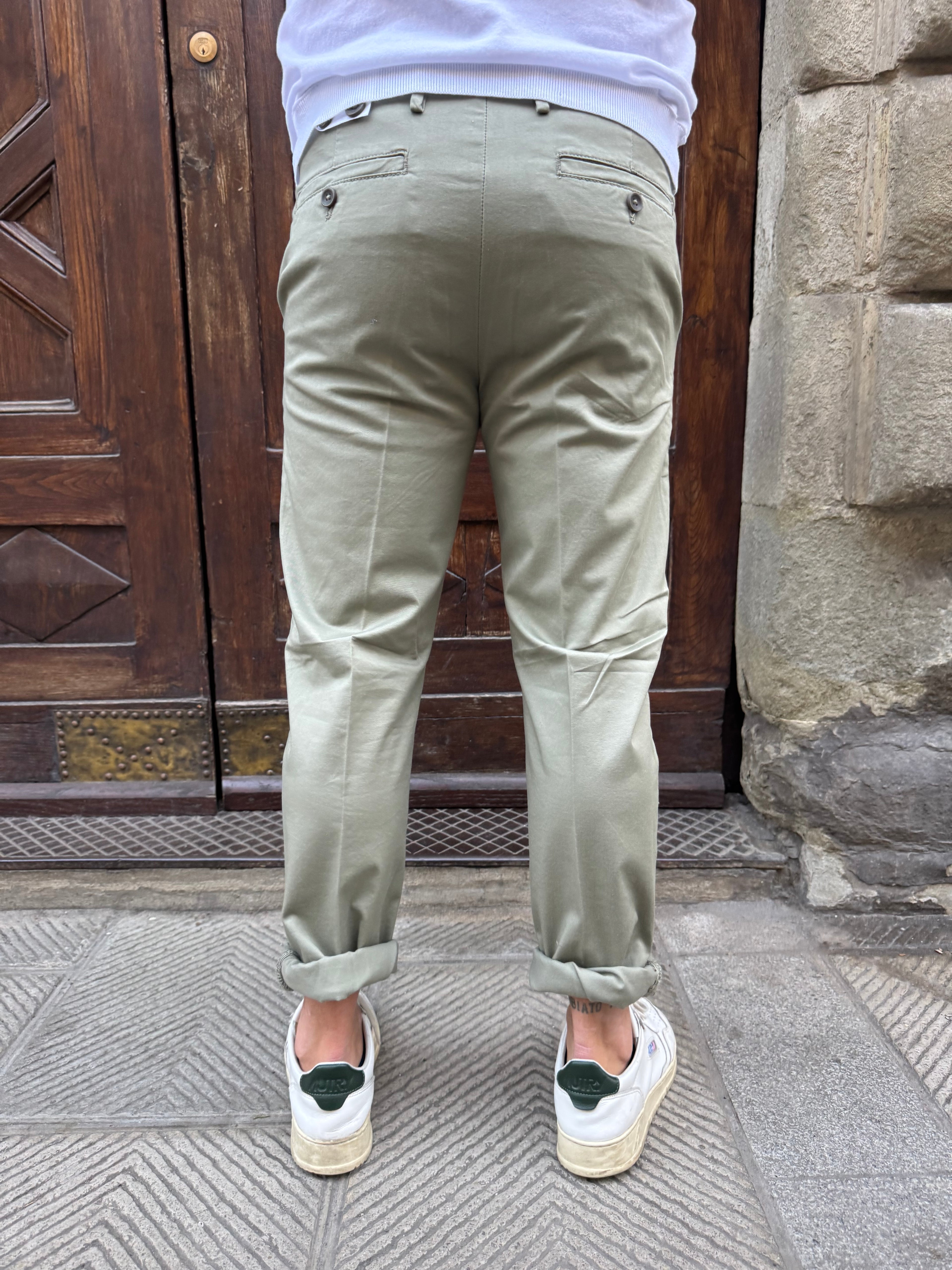 Pantalone Chinos di Hamaki-Ho verde