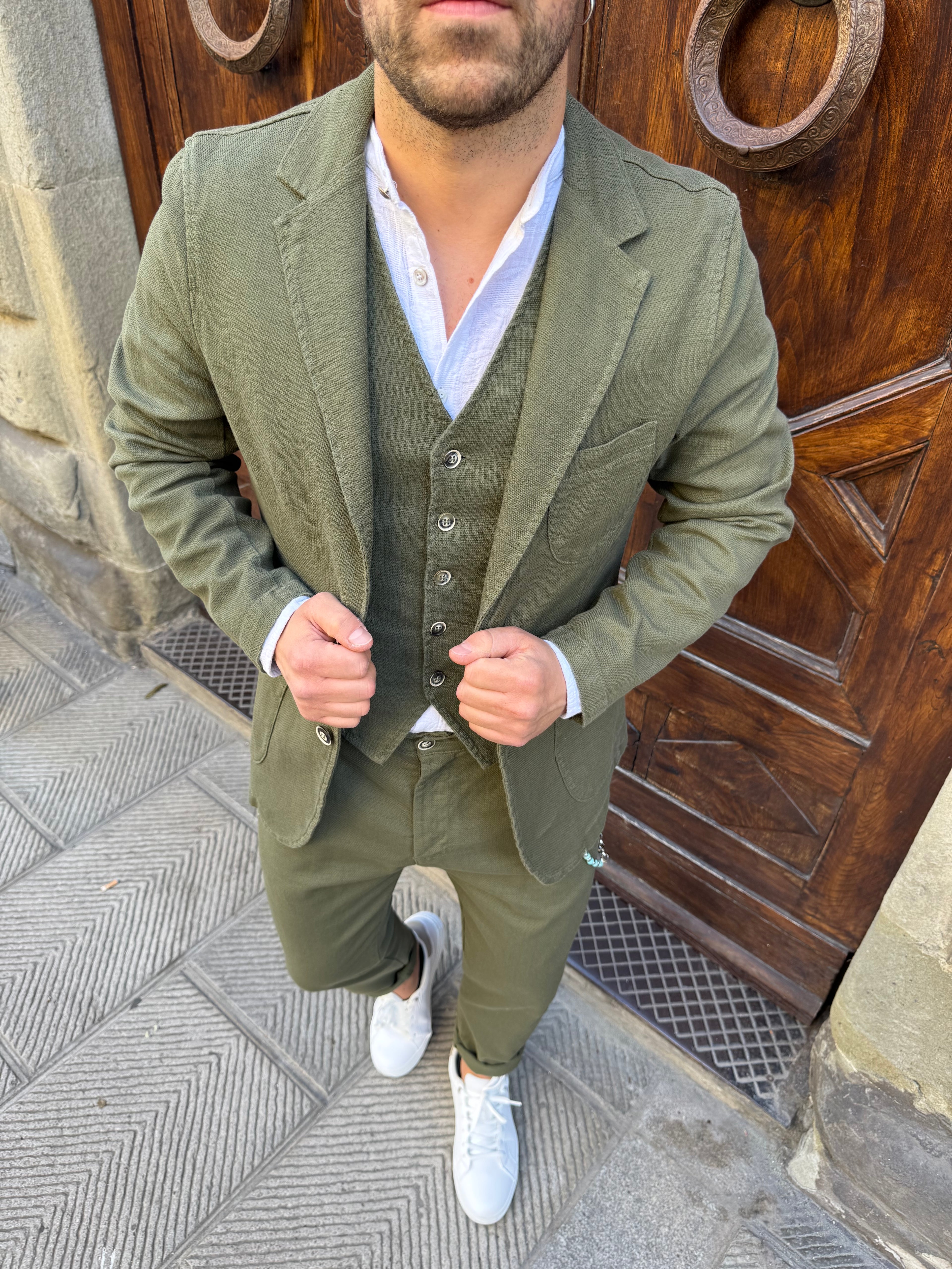 Giacca completo Paul verde