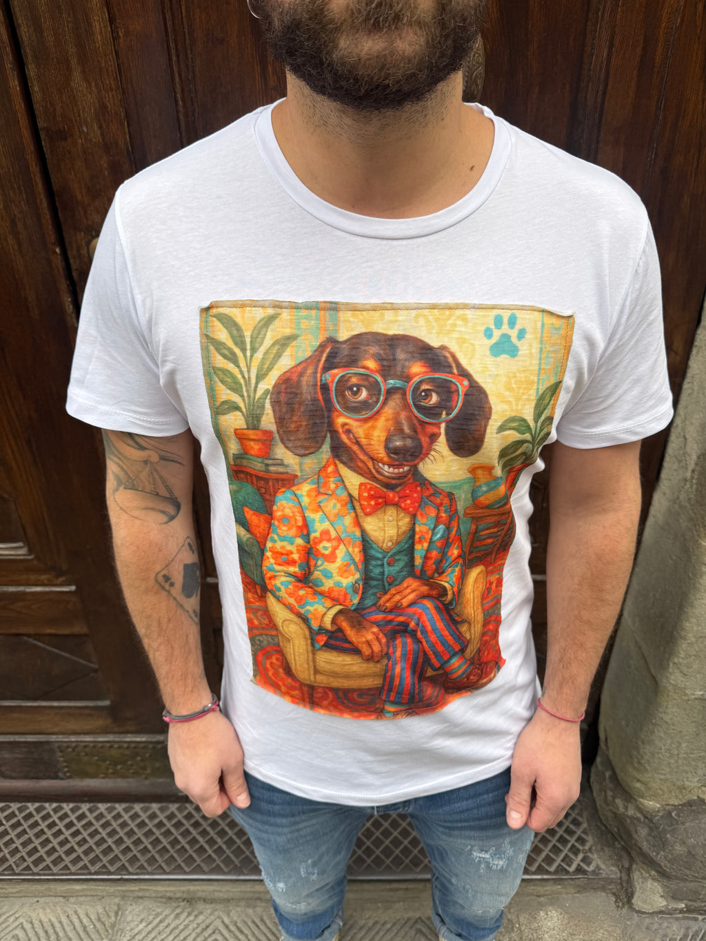 T-Shirt bassotto di 3.9