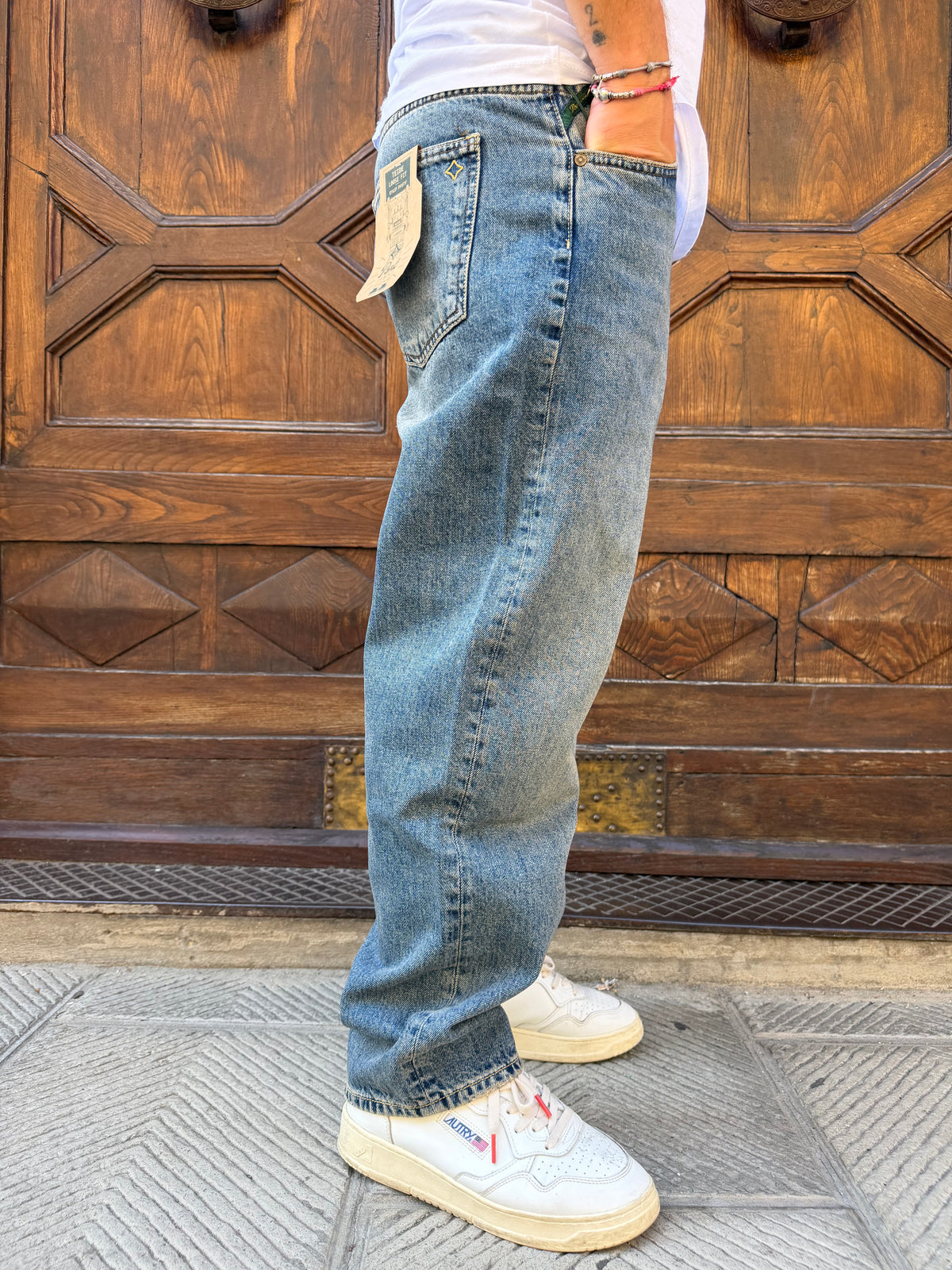 Jeans Teide di Pont loose fit intermedio