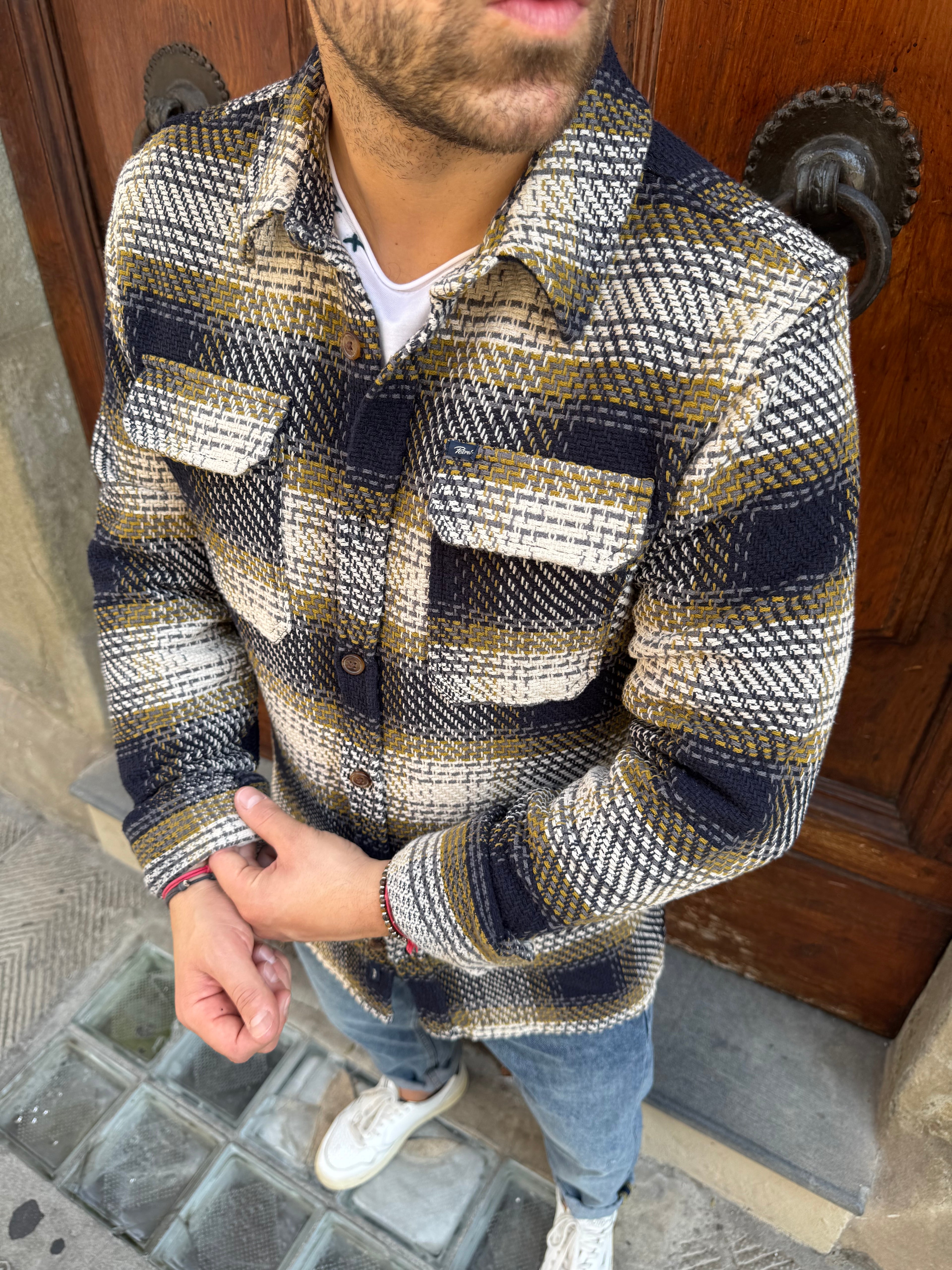 Giacca Overshirt di Petrol