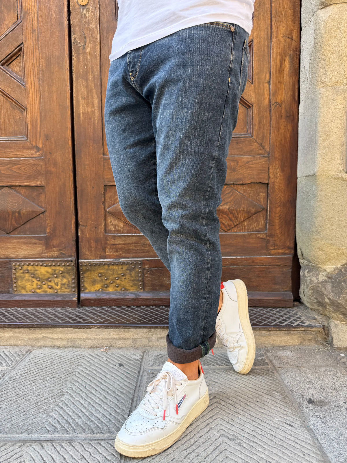 Jeans Fremont di Pont slimfit scuro