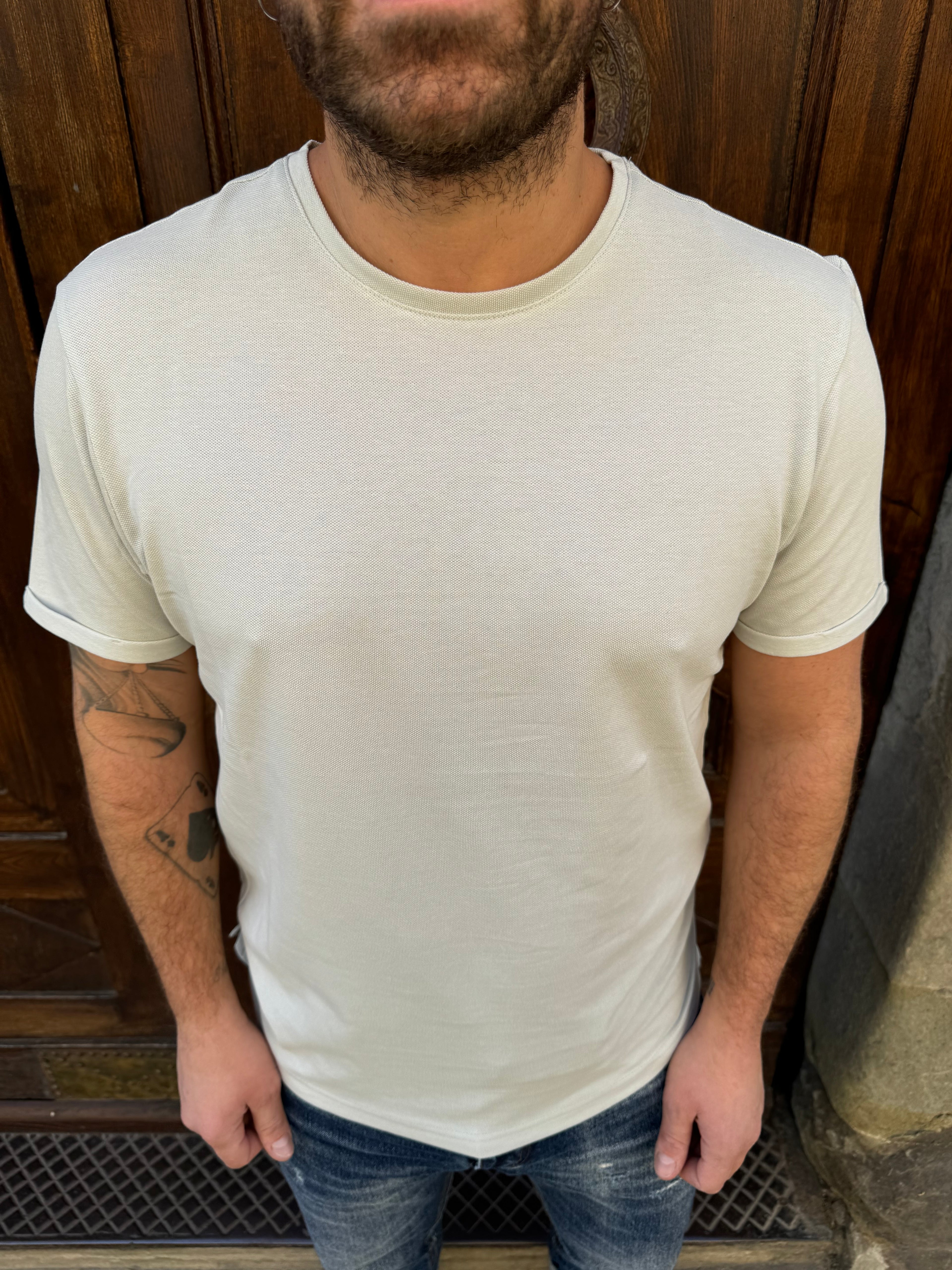 T-shirt polo polvere di Trèz