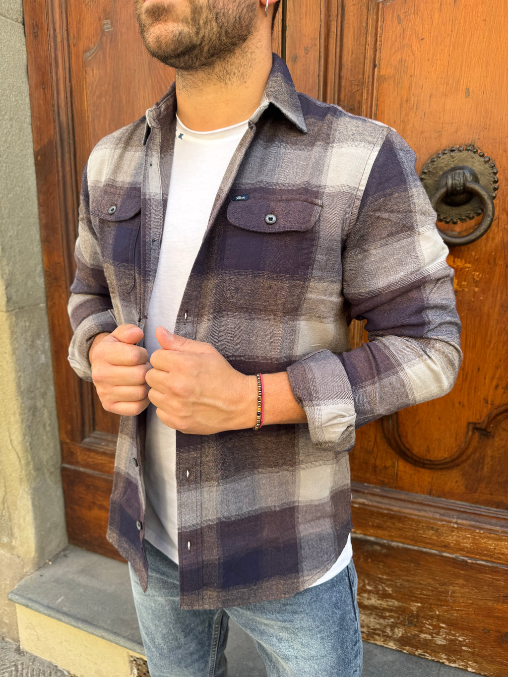 Camicia Boscaiolo di Petrol moro