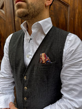 Carica l&#39;immagine nel visualizzatore di Gallery, Gilet coordinato London di 3.9 grigio
