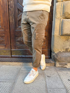 Pantalone Cargo di Trez verde militare