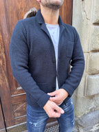 Giacca cardigan Milano di Hamaki-Ho blu