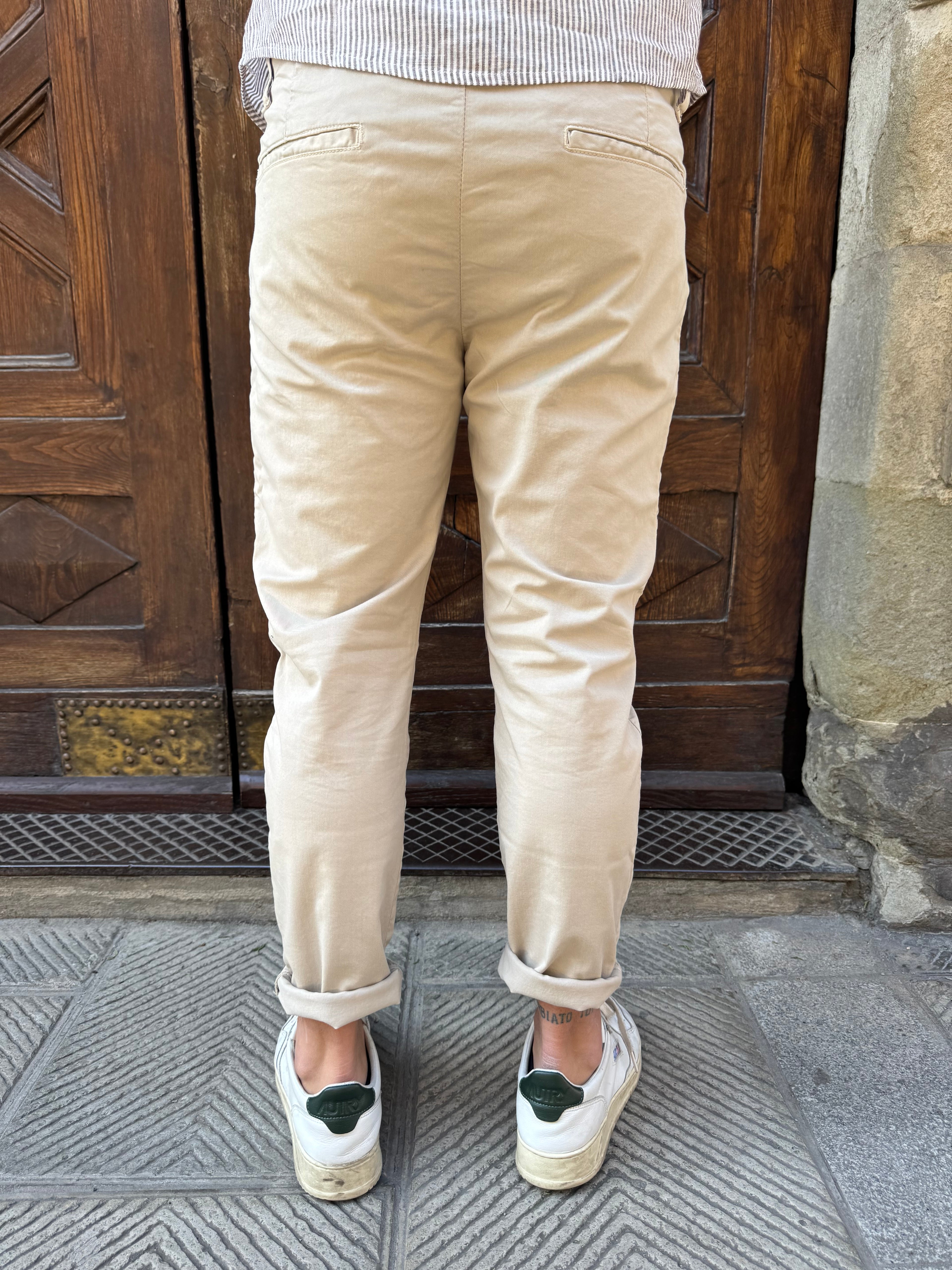 Pantalone Mike di 3.9 beige
