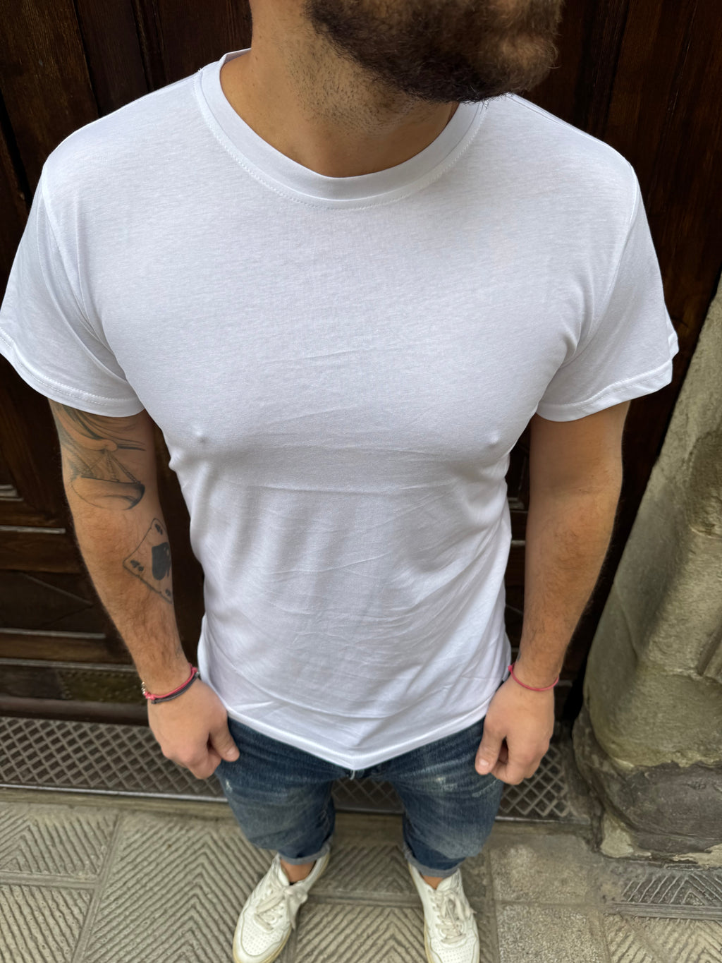 T-shirt Colour di Telamira bianca
