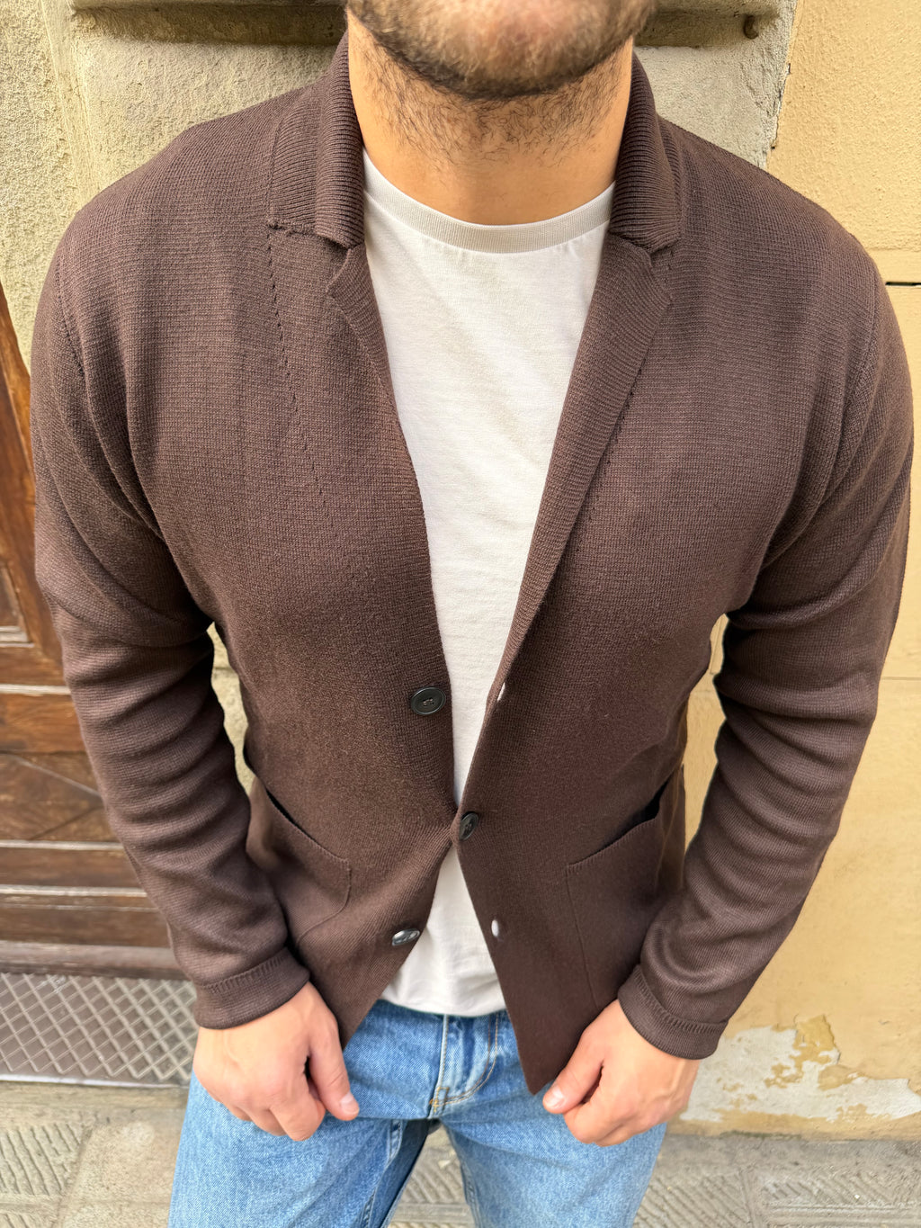 Giacca cardigan Roma di Hamaki-Ho moro