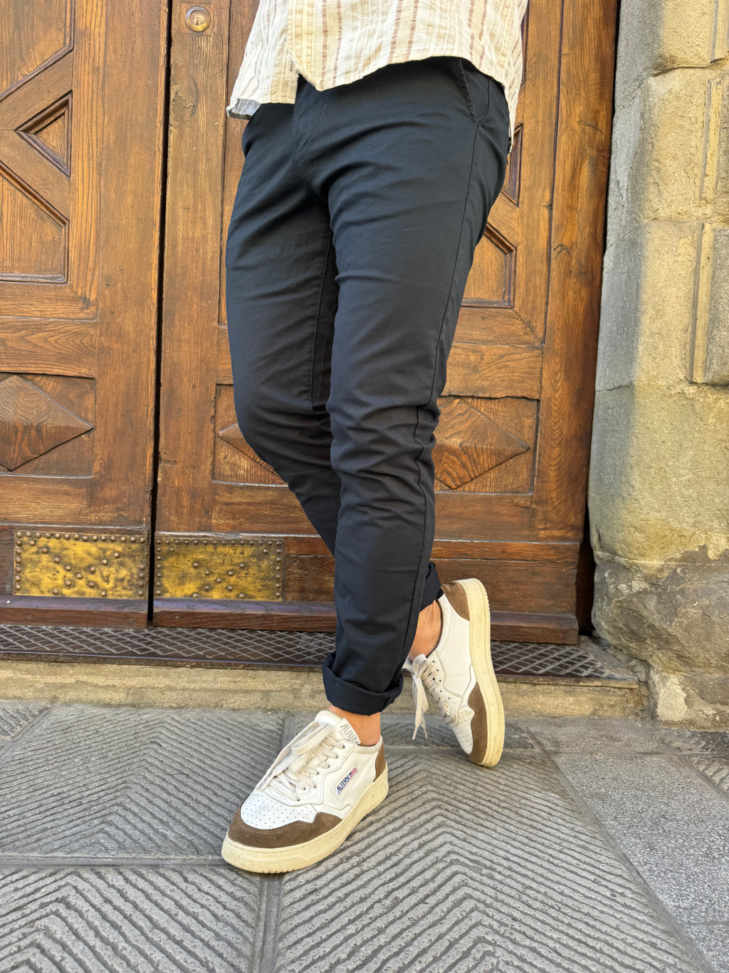 Pantalone Chinos di Tiffosi blu