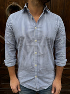 Camicia Portofino di Hamaki-Ho blu