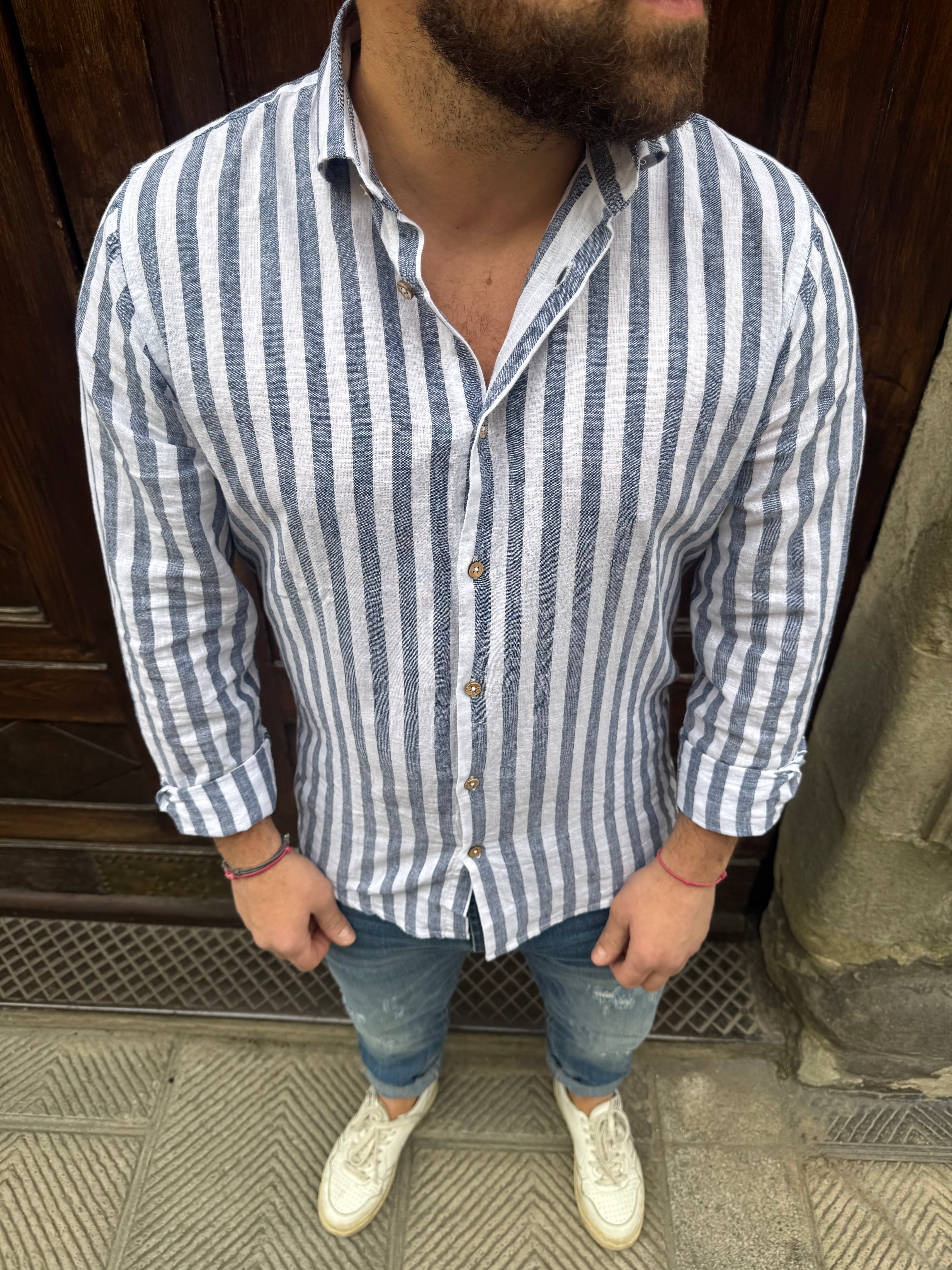Camicia Summer di Hamaki-Ho blu