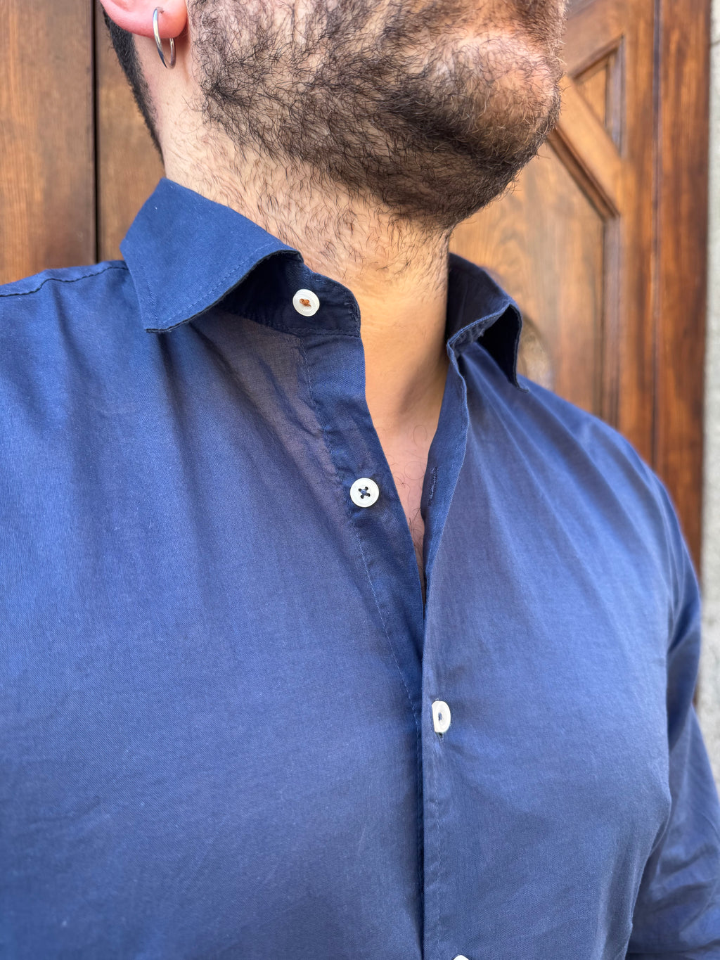 Camicia Elegance di Tréz blu