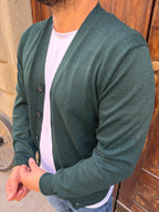 Cardigan Ugo di Hamaki-ho verde