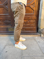 Pantalone Cargo di Trez verde militare