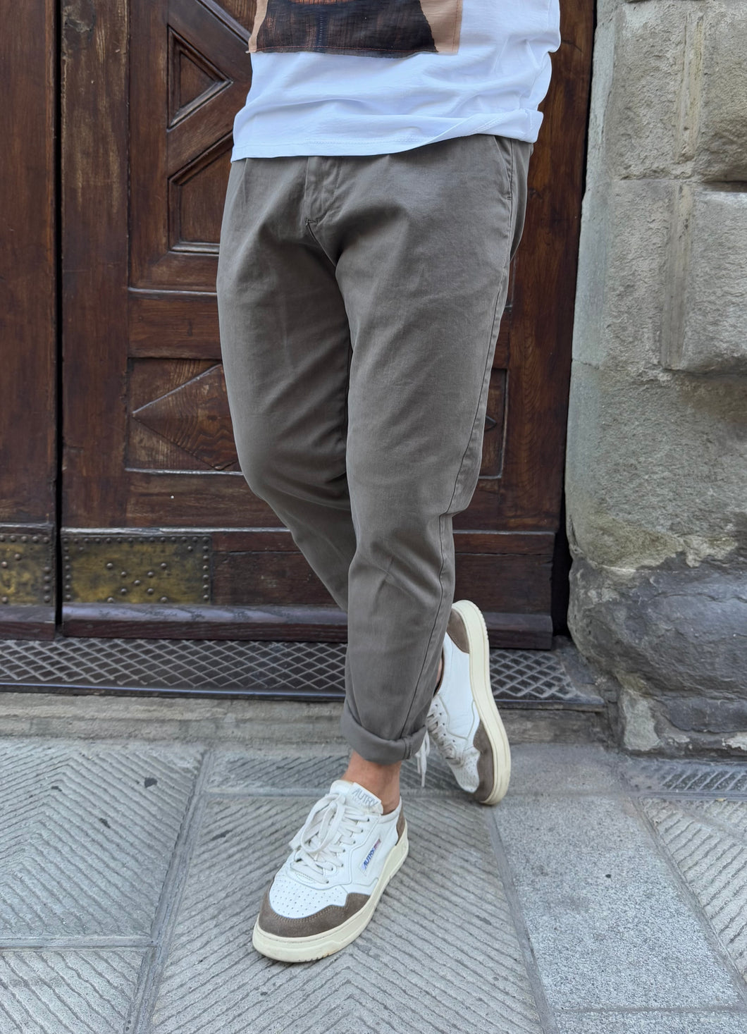 Pantalone Mike di 3.9 fango