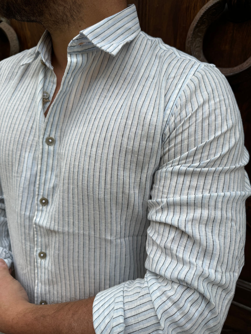 Camicia Malibù di Hamaki-Ho azzurra