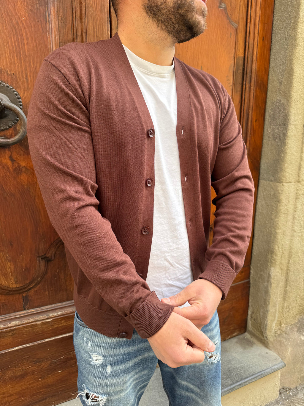Cardigan Oscar di Hamaki-Ho terra
