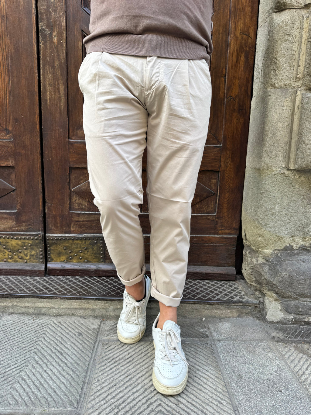Pantalone Chinos di Tréz beige