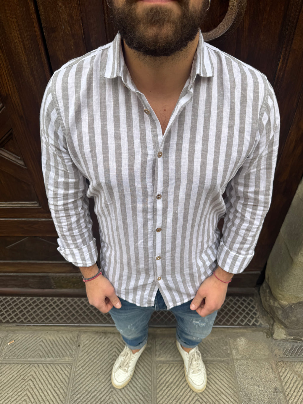Camicia Summer di Hamaki-Ho verde