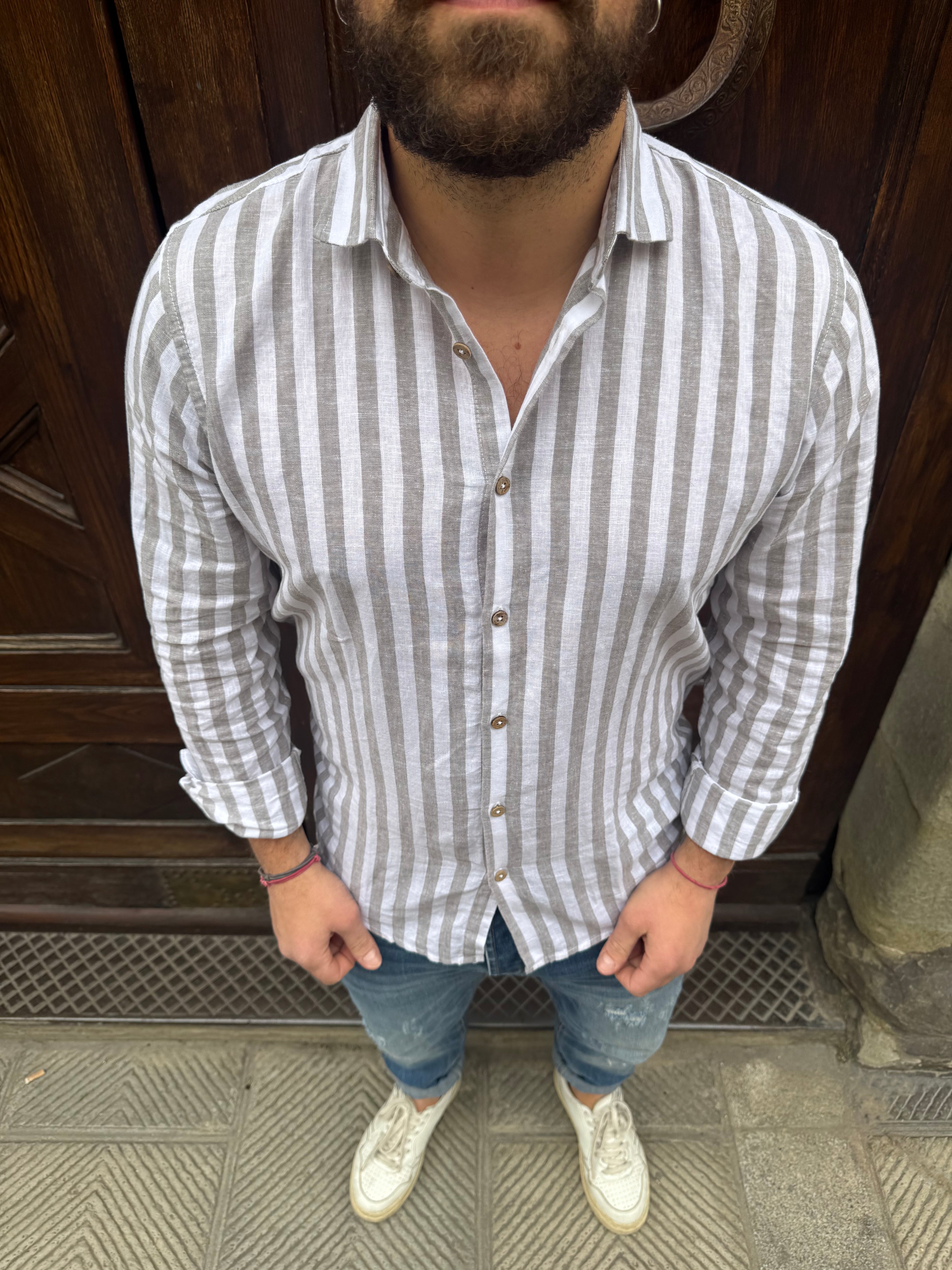 Camicia Summer di Hamaki-Ho verde
