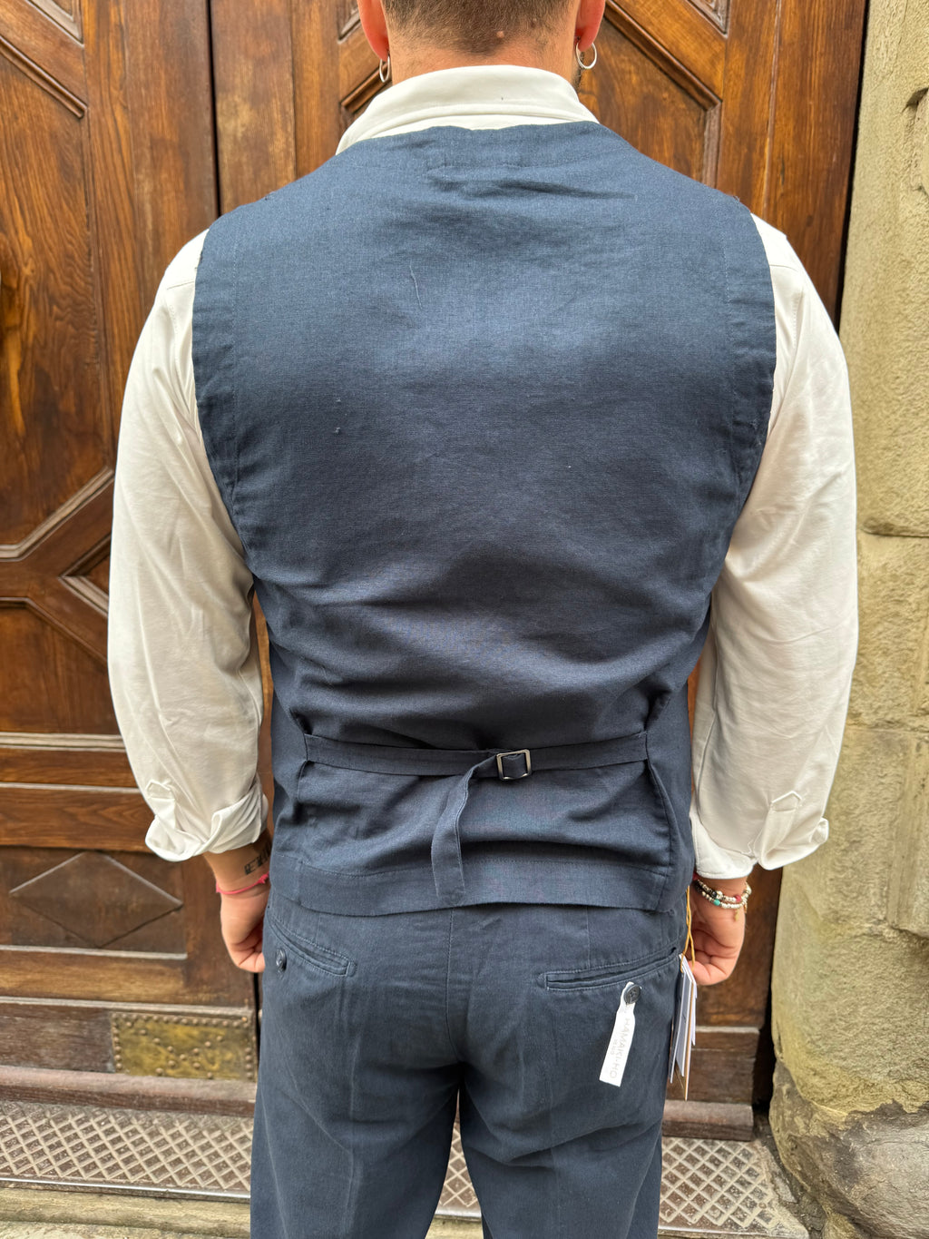 Gilet completo Roger di Hamaki-Ho blu