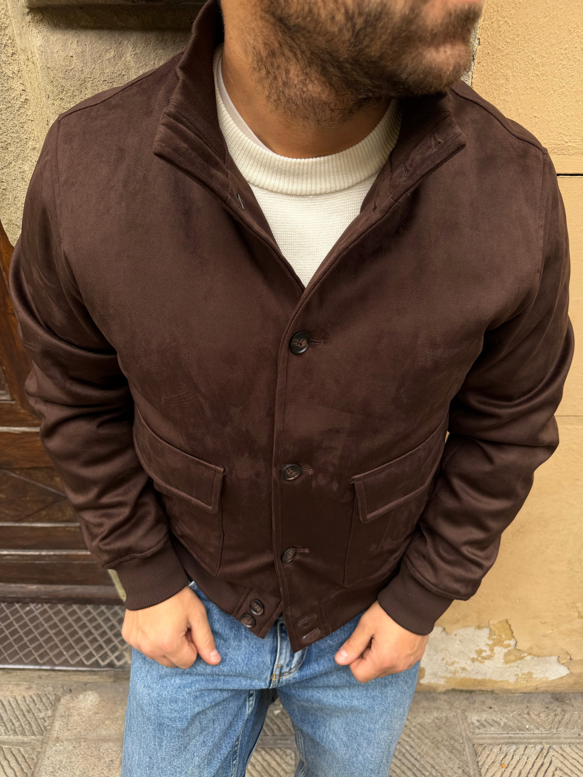Blouson di Hamaki-Ho in ecocamoscio