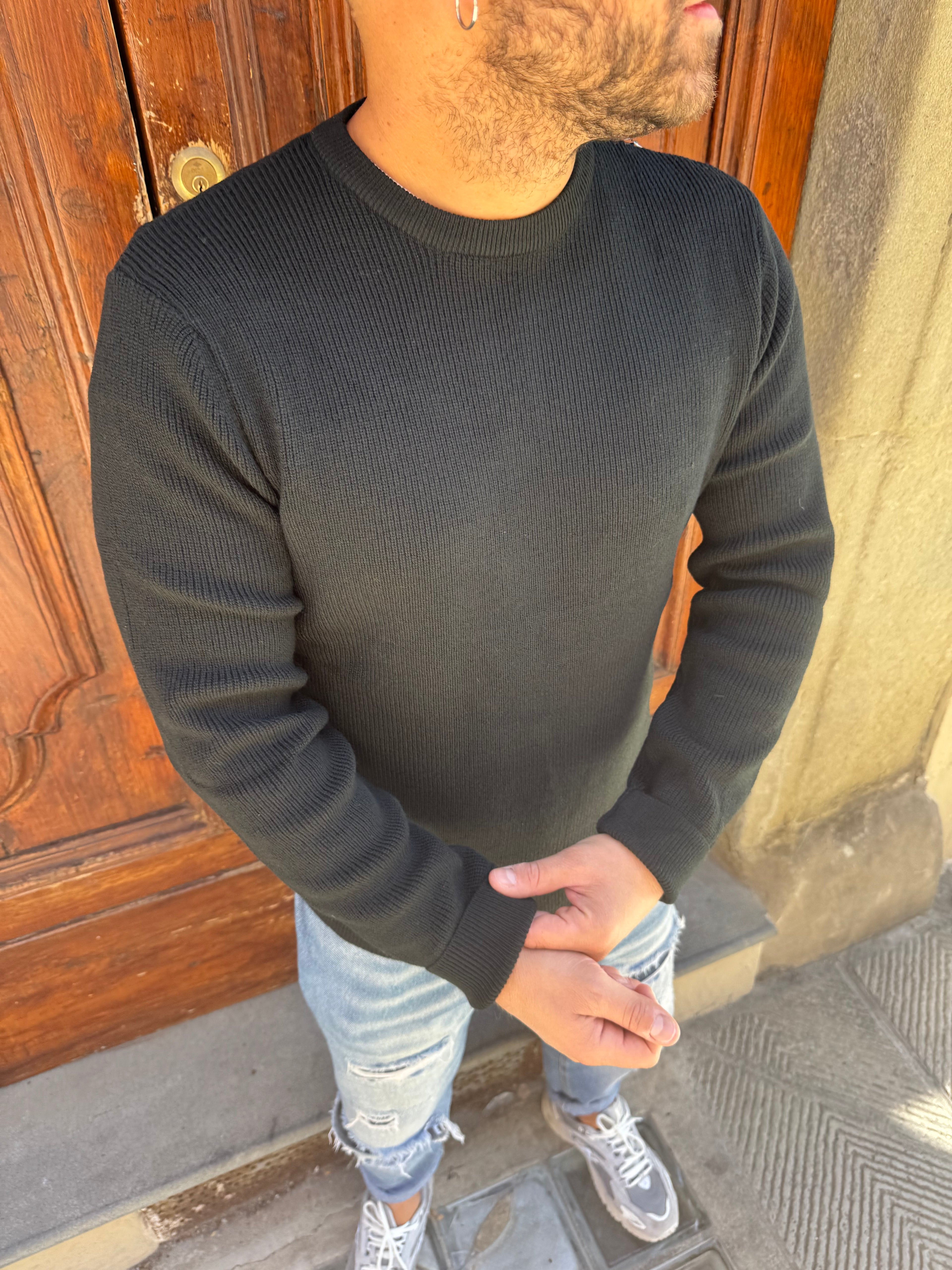 Maglioncino Sunday di Telamira nero