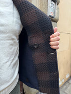 Peacoat a quadri di 3.9