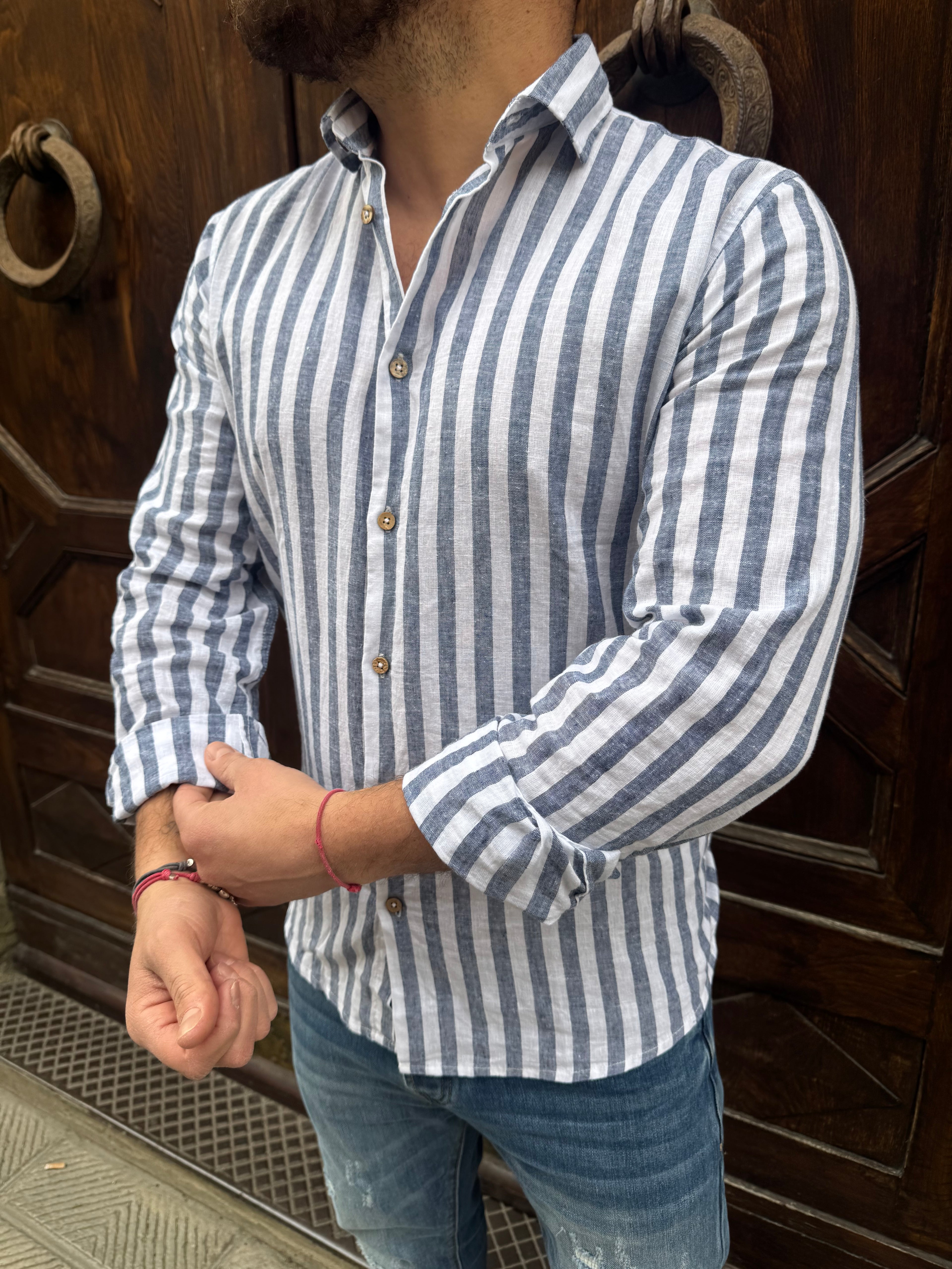 Camicia Summer di Hamaki-Ho blu