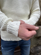 Maglioncino Dolcevita con rotture