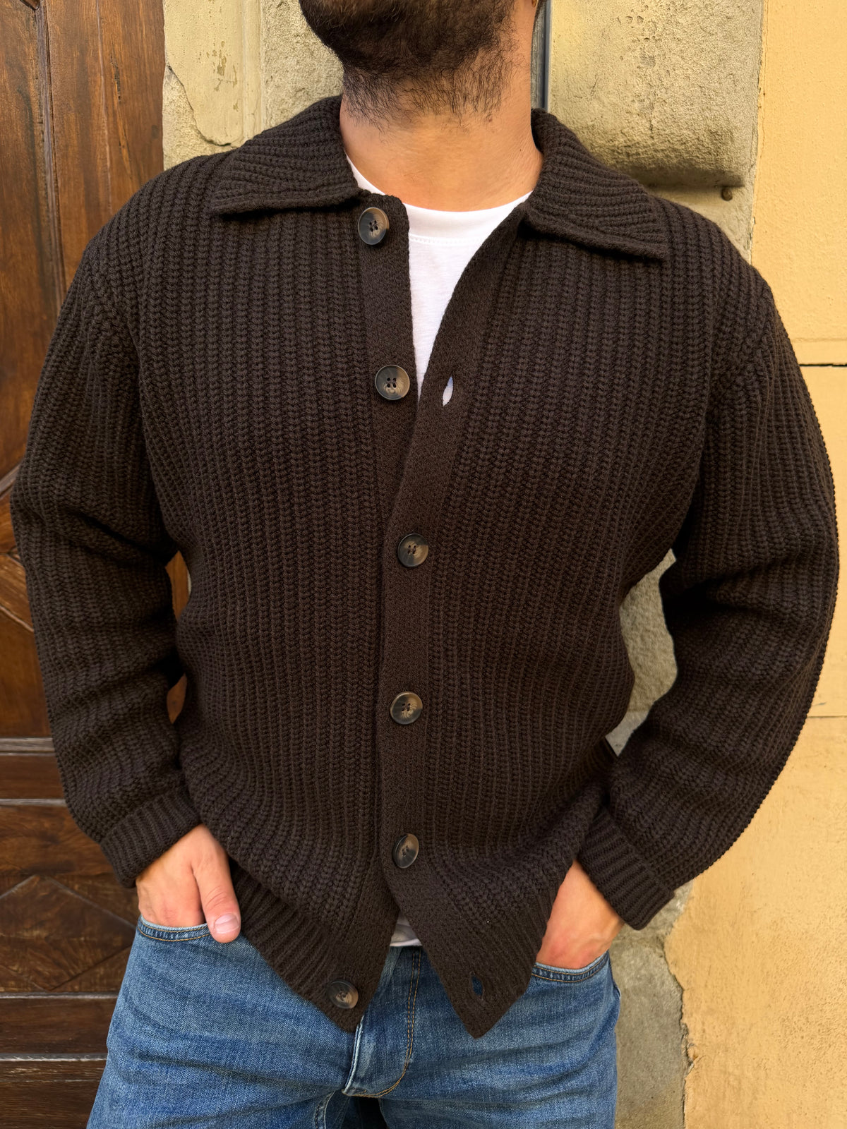 Cardigan Bob di HAMAKI-HO moro