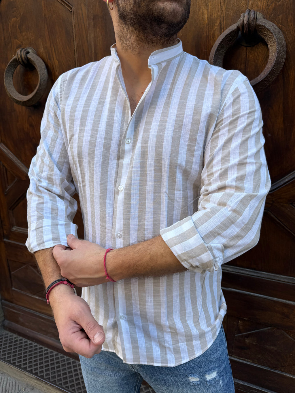 Camicia Sun di Telamira beige