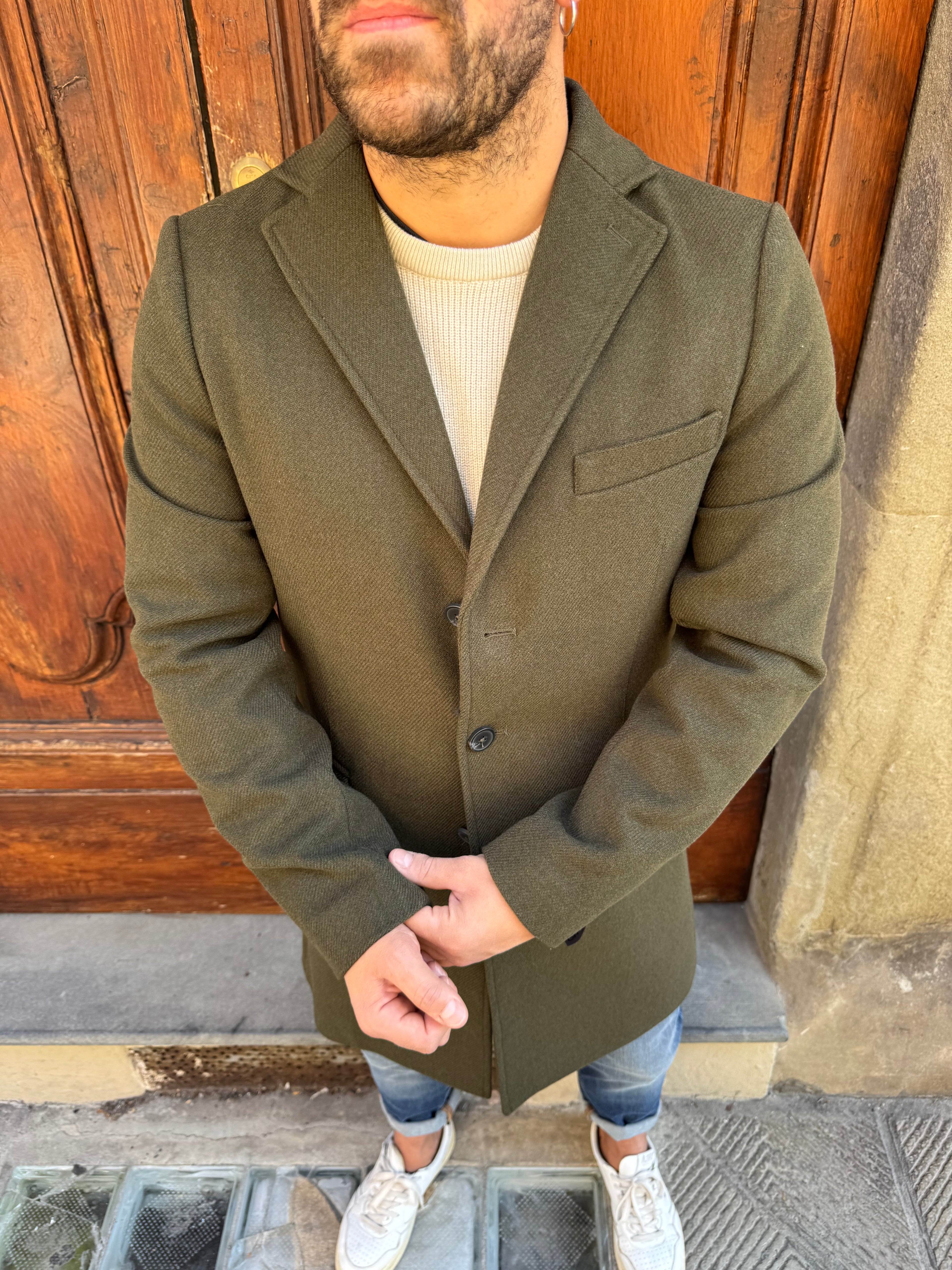 Cappotto Dandy di Hamaki-Ho verde