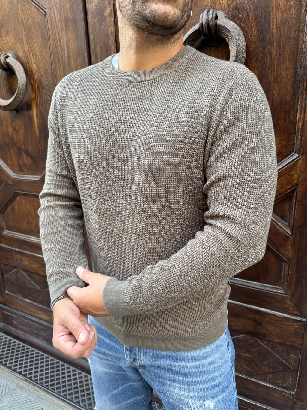 Maglioncino Dexter di Tiffosi tortora