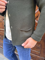 Cardigan Lucio di 3.9 verde
