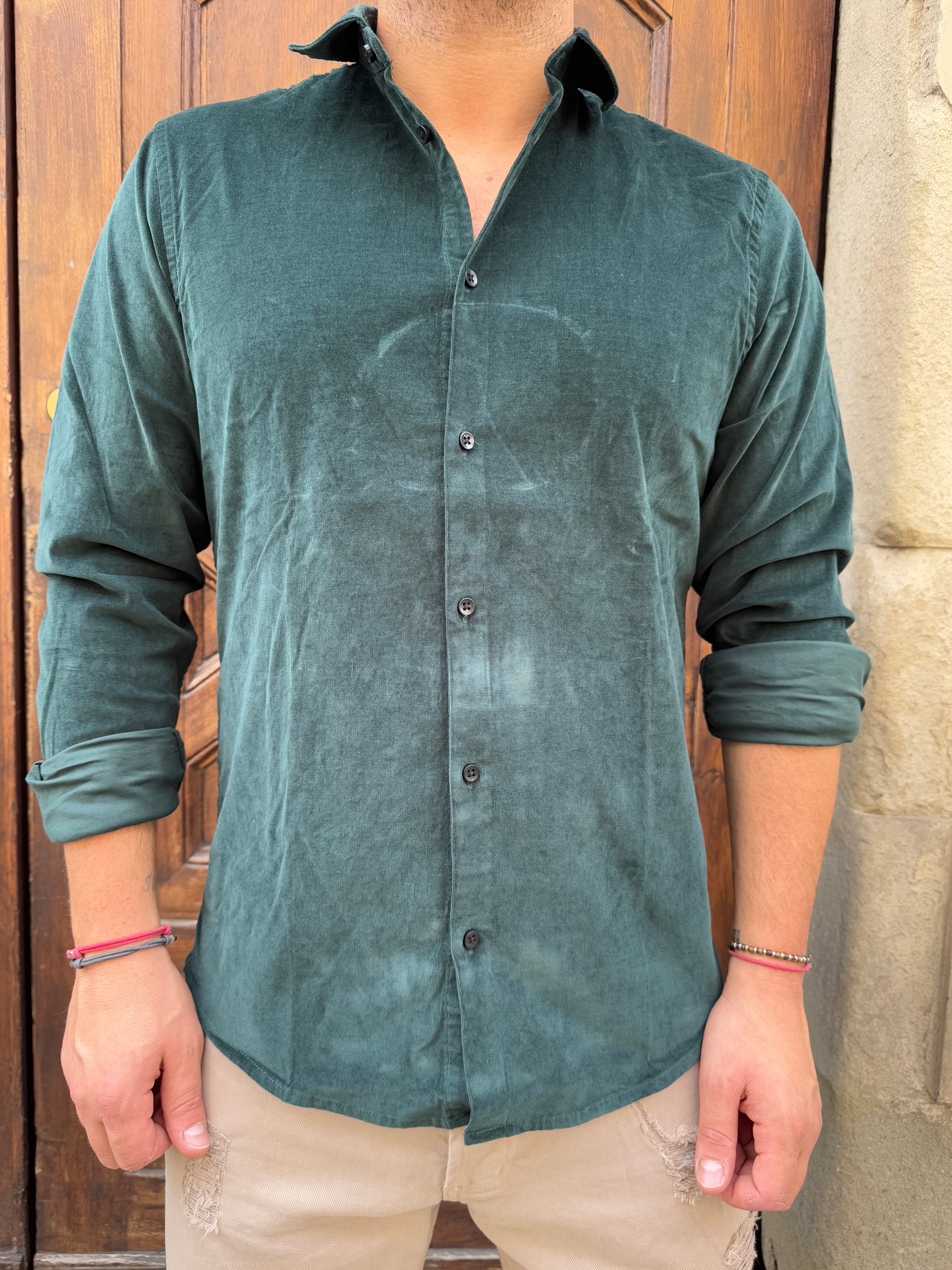 Camicia Royal di Hamaki-Ho verde