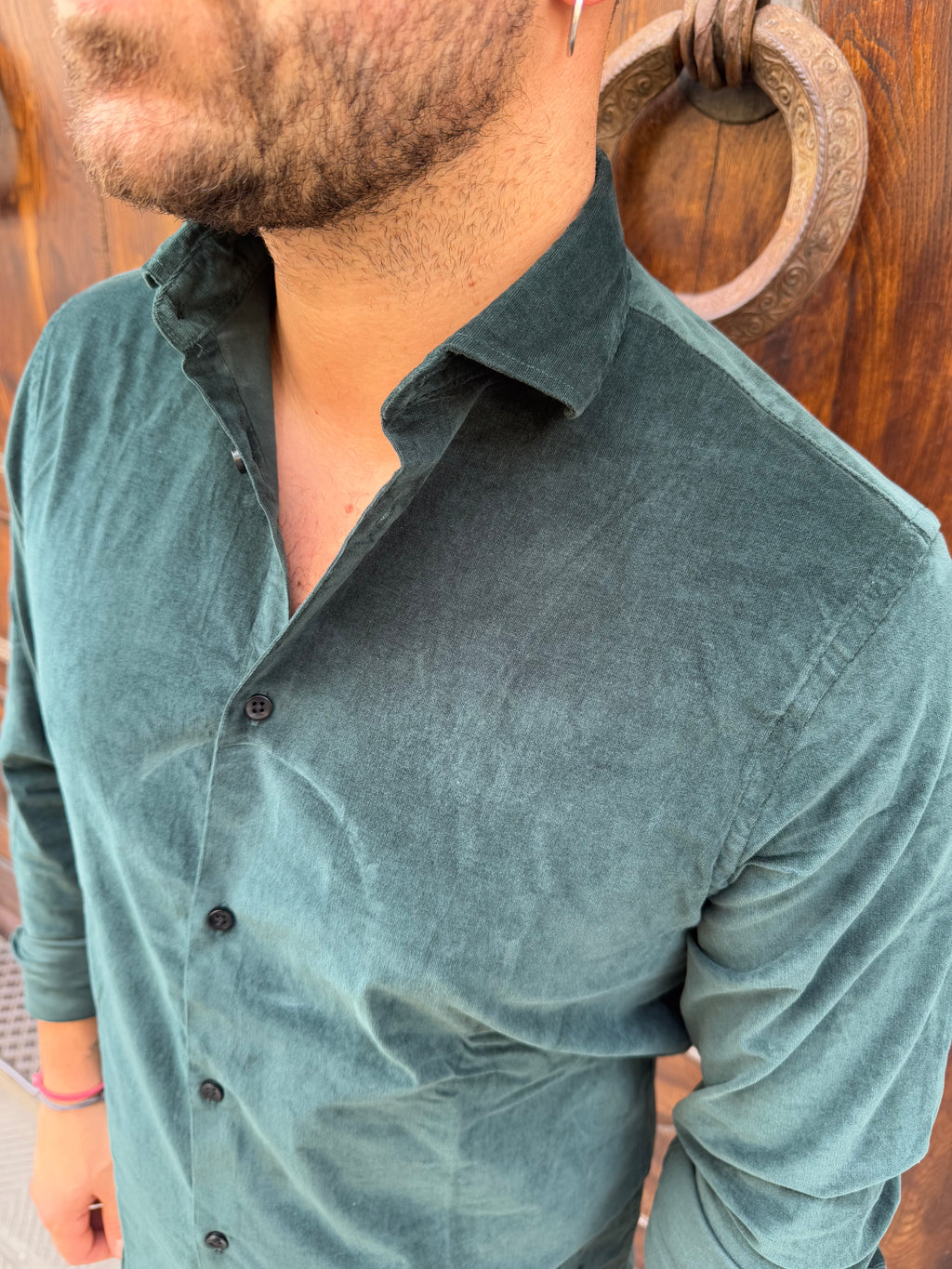 Camicia Royal di Hamaki-Ho verde