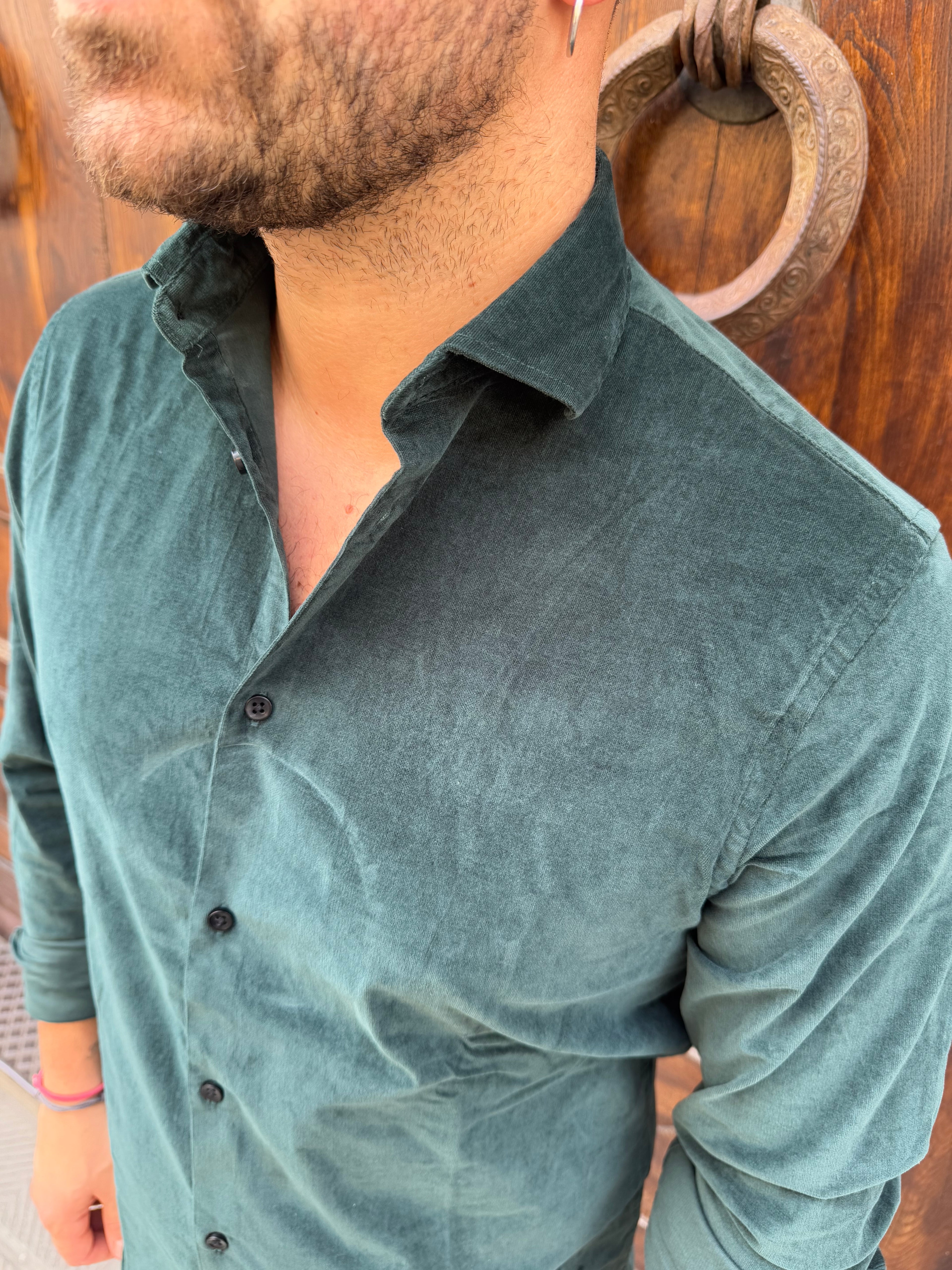 Camicia Royal di Hamaki-Ho verde