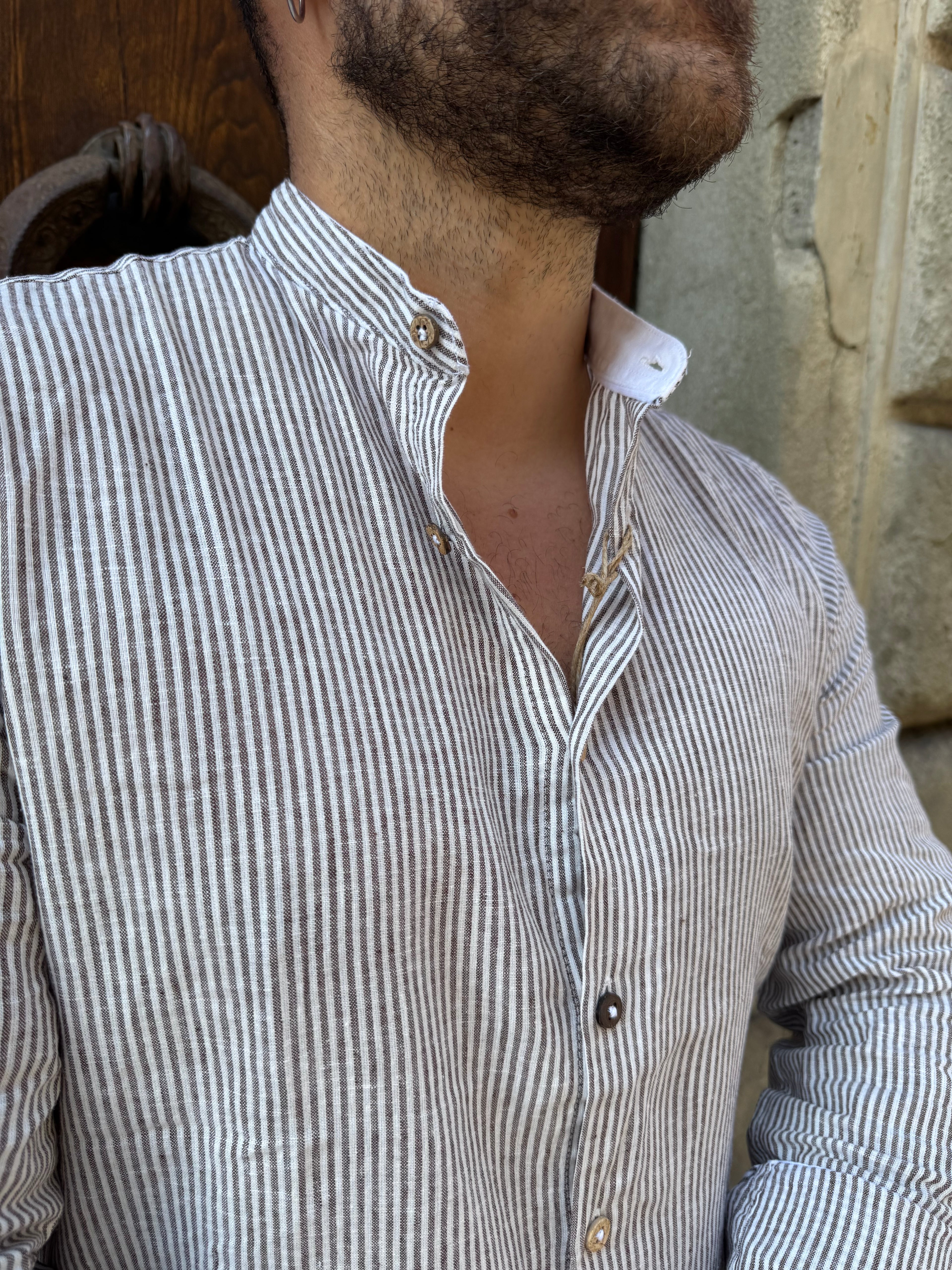 Camicia Versilia di Hamaki-HO moro
