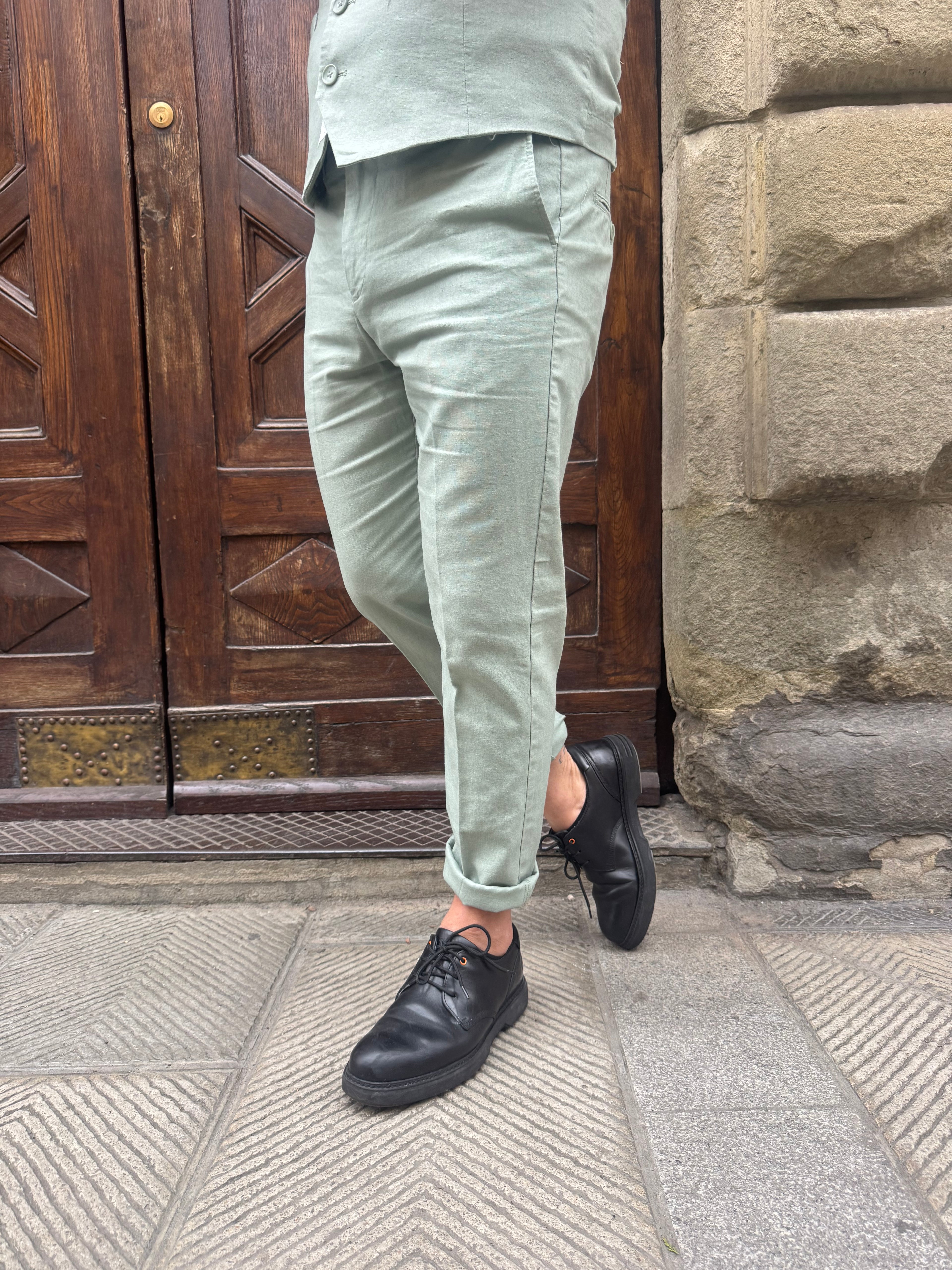 Pantalone completo Roger di Hamaki-Ho verde acqua