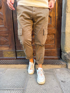 Pantalone Cargo di Trez verde militare